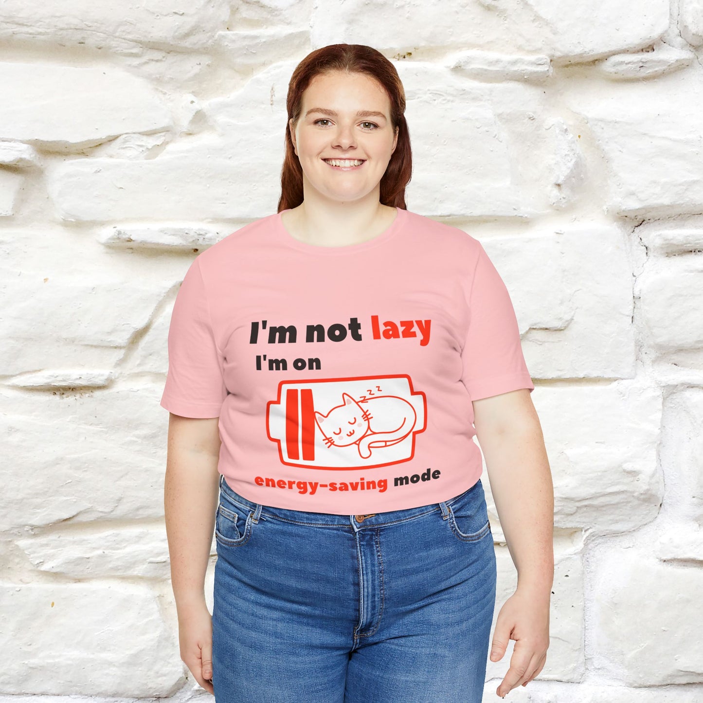''I am Not Lazy...'' Cat T-Shirt | Nunu&Miao Studio