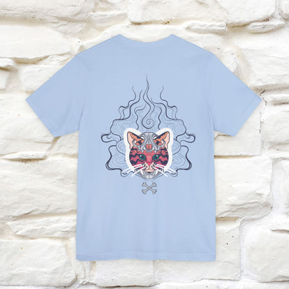 ''Air Fire Cat'' | Cat T-Shirt Front and Back Design | Nunu&Miao Studio