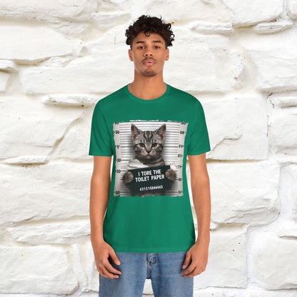 ''I Tore The Toilet Paper'' | Funny Cat T-Shirt | Nunu&Miao Studio