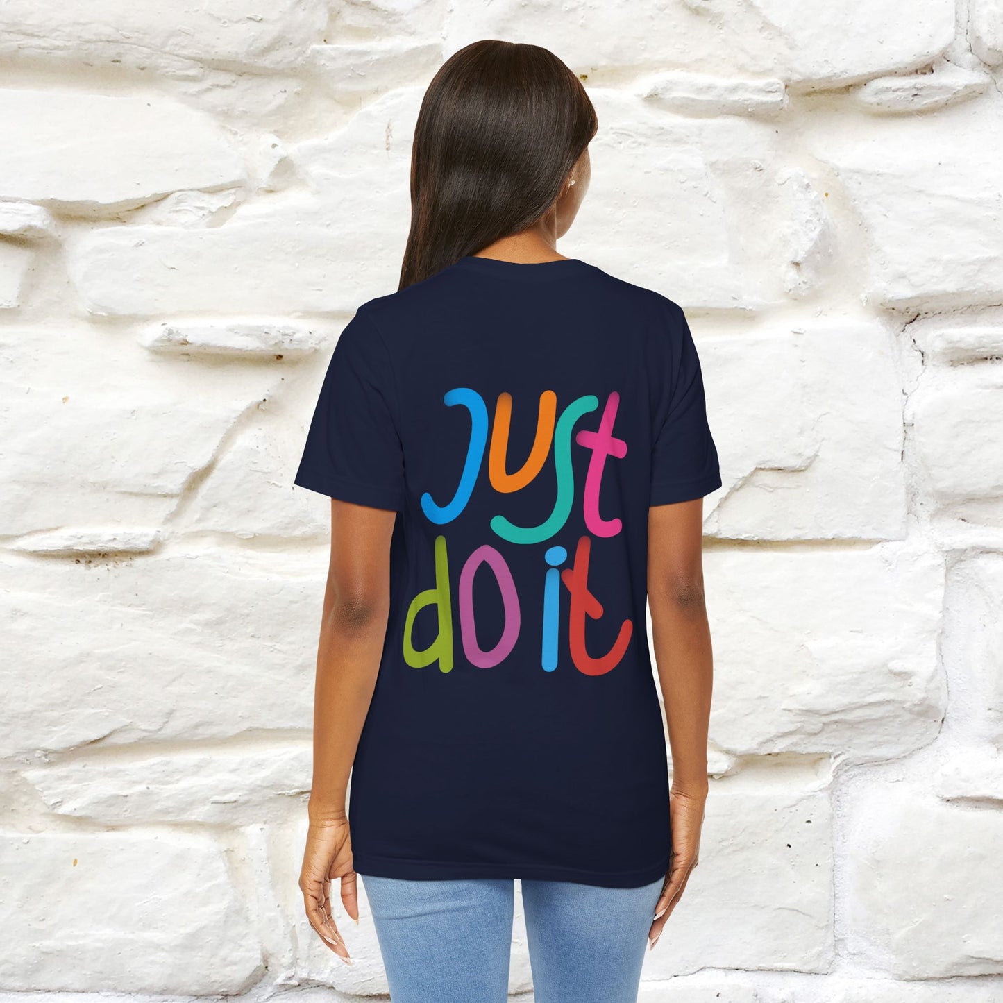 "Yes, Just Do It" Cat T-Shirt for Men & Women | Front & Back Design | 100% Cotton* 🐾