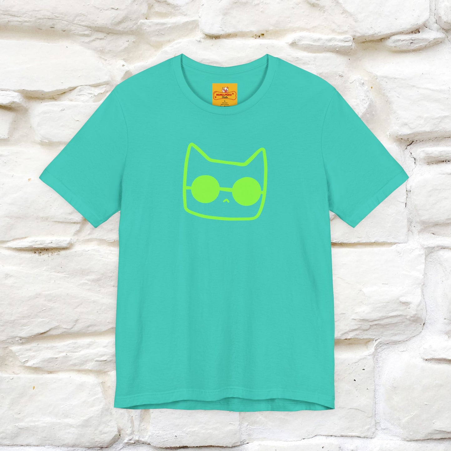 ''Everything Will Be Ok '' Cat T-Shirt Front and Back Design | Nunu&Miao Studio