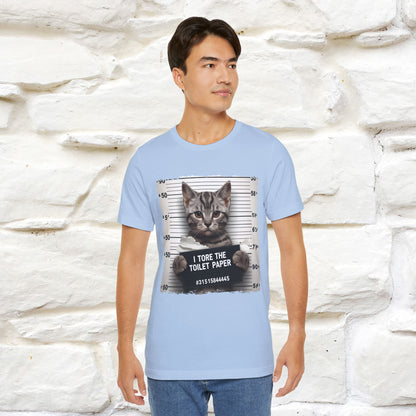 ''I Tore The Toilet Paper'' | Funny Cat T-Shirt | Nunu&Miao Studio