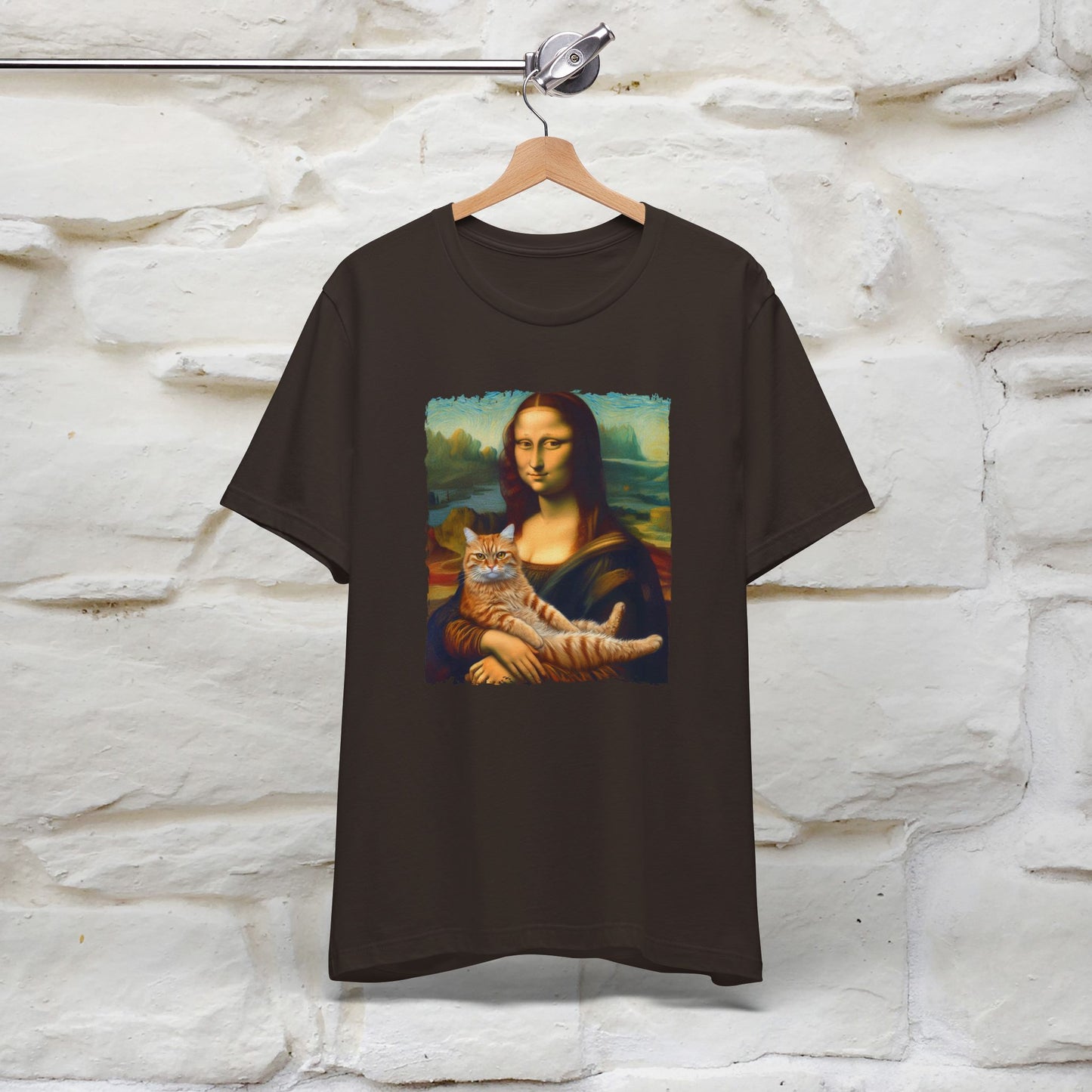 Mona Lisa’s Cat T-Shirt | Classic Art-Inspired Cat Tee for Men & Women | 100% Cotton