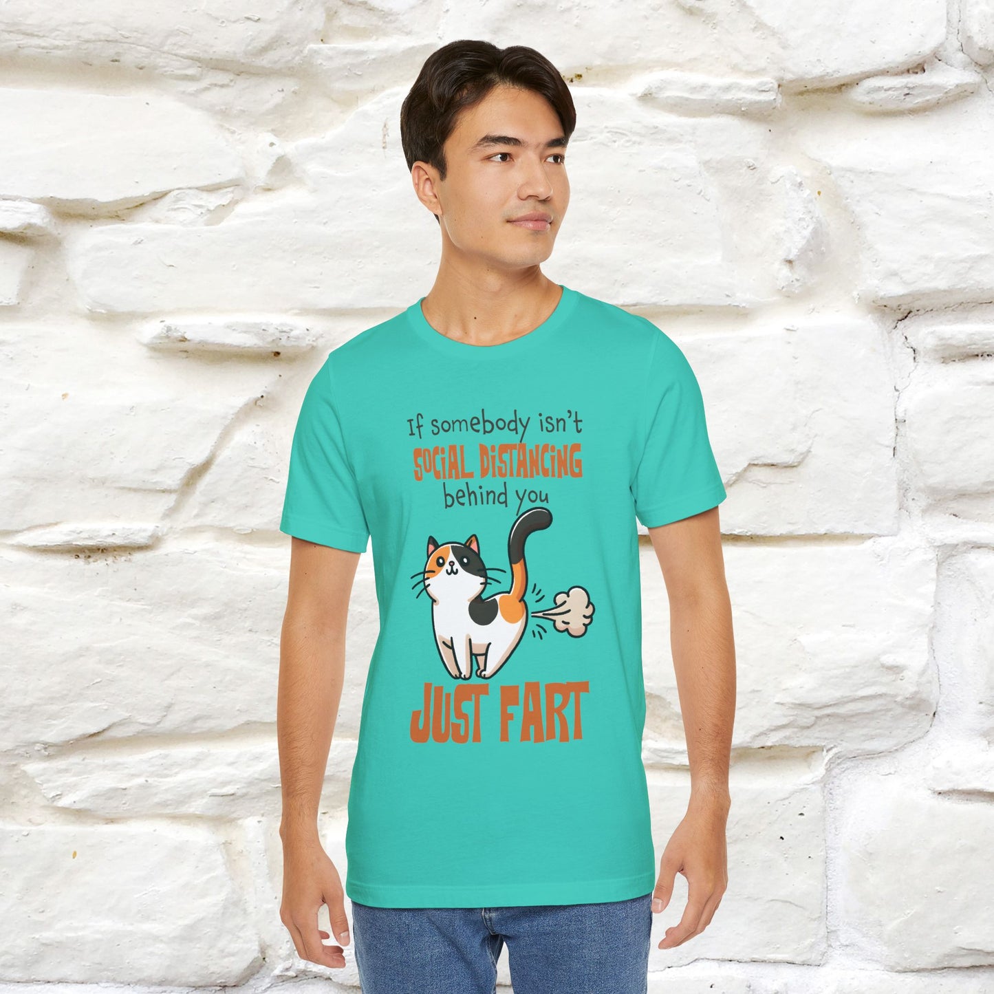 ''If Somebody Isn't Socila Distancing ...'' | Cat T-Shirt  | Nunu&Miao Studio