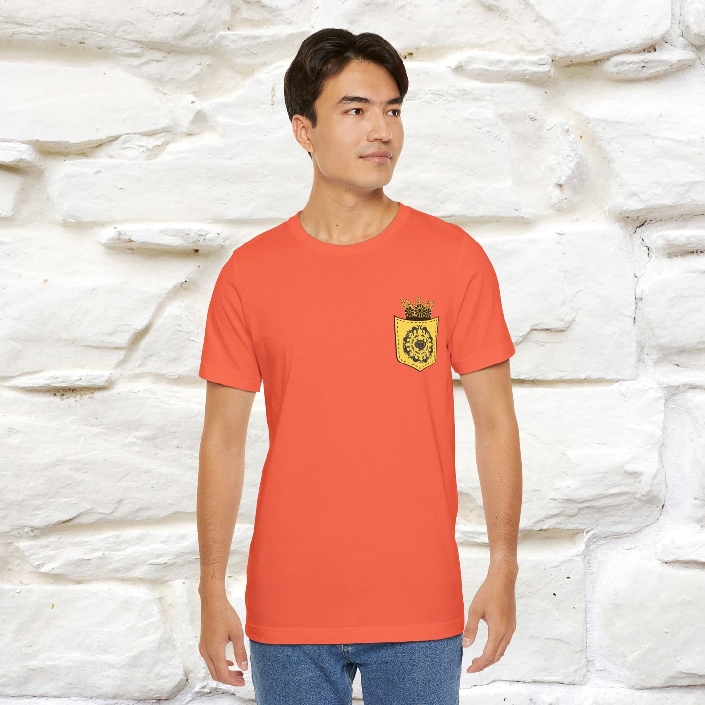 ''Black Cat Circle'' Cat T-Shirt Front and Back Design | Nunu&Miao Studio