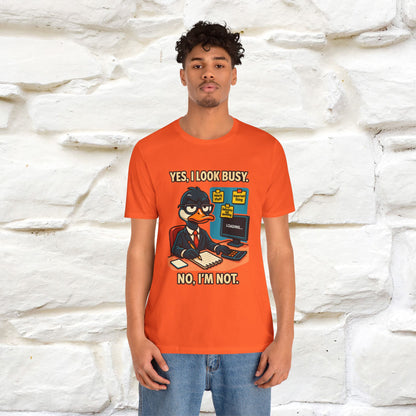 ''Yes, I Look Busy. No I'm Not.''|  Sarcastic Cat T-Shirt | Nunu&Miao Studio