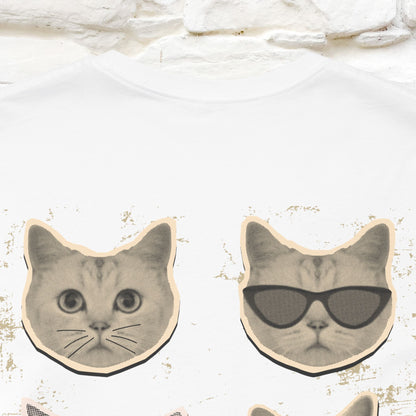 ''Vintage Cat''  Cat T-Shirt | Nunu&Miao Studio