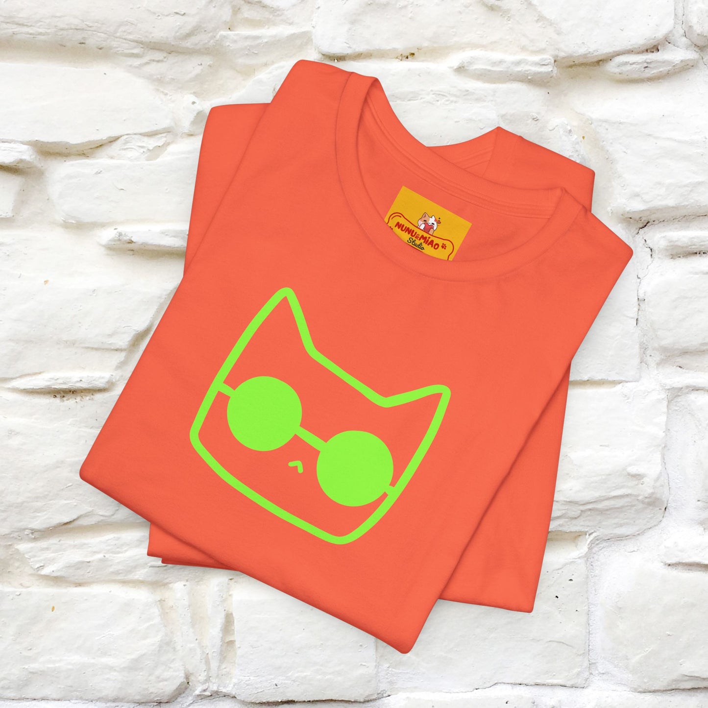 ''Everything Will Be Ok '' Cat T-Shirt Front and Back Design | Nunu&Miao Studio