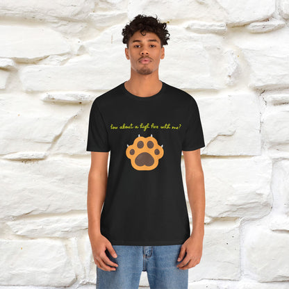 "How About A High Five With Me?" Cat T-shirt for Men & Women | 100% Cotton*