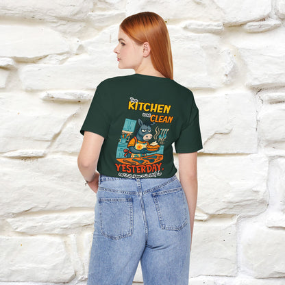 "The Kitchen Was Clean... " |Funny T-Shirt | Nunu&Miao Studio