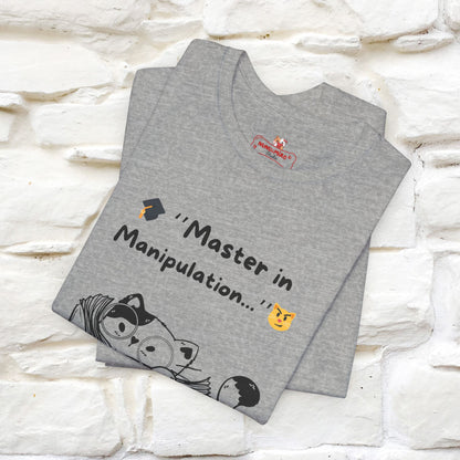 ''Master In Manipulation. How To Train Your Human ''  Cat T-shirt for Men and Women  100% Cotton*