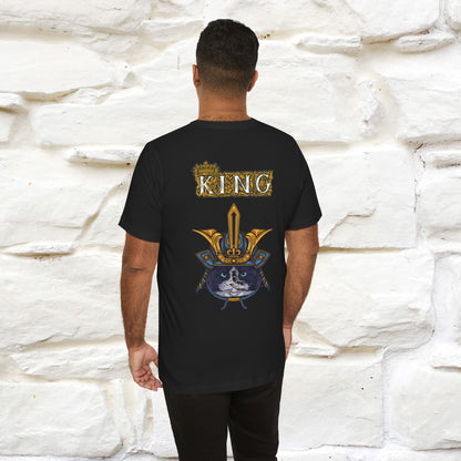 King Cat: Majestic Cat T-Shirt for Men & Women | Front & Back Design | 100% Cotton*