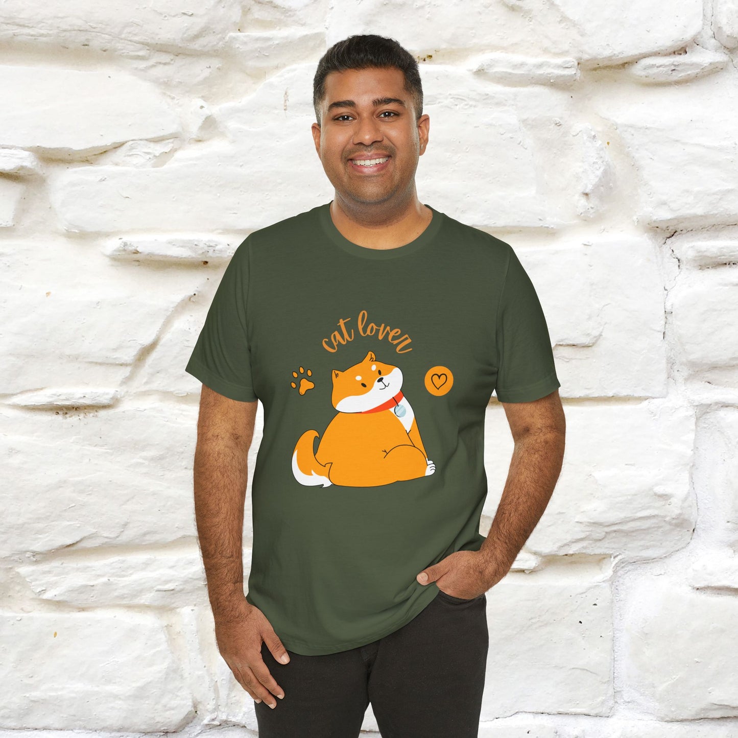 "Cat Lover" T-Shirt for Men & Women | 100% Cotton* | Purrfect Gift for Cat Enthusiasts