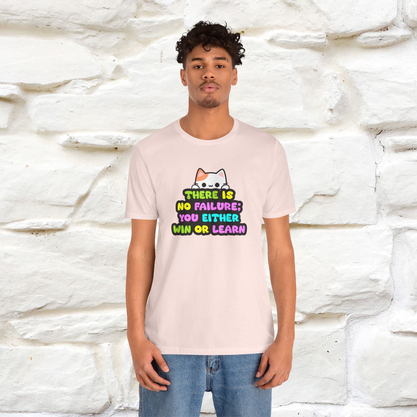 "There Is No Failure: You Either Win Or Learn" T-Shirt  | Nunu&Miao Studio - Nunu&Miao Studio