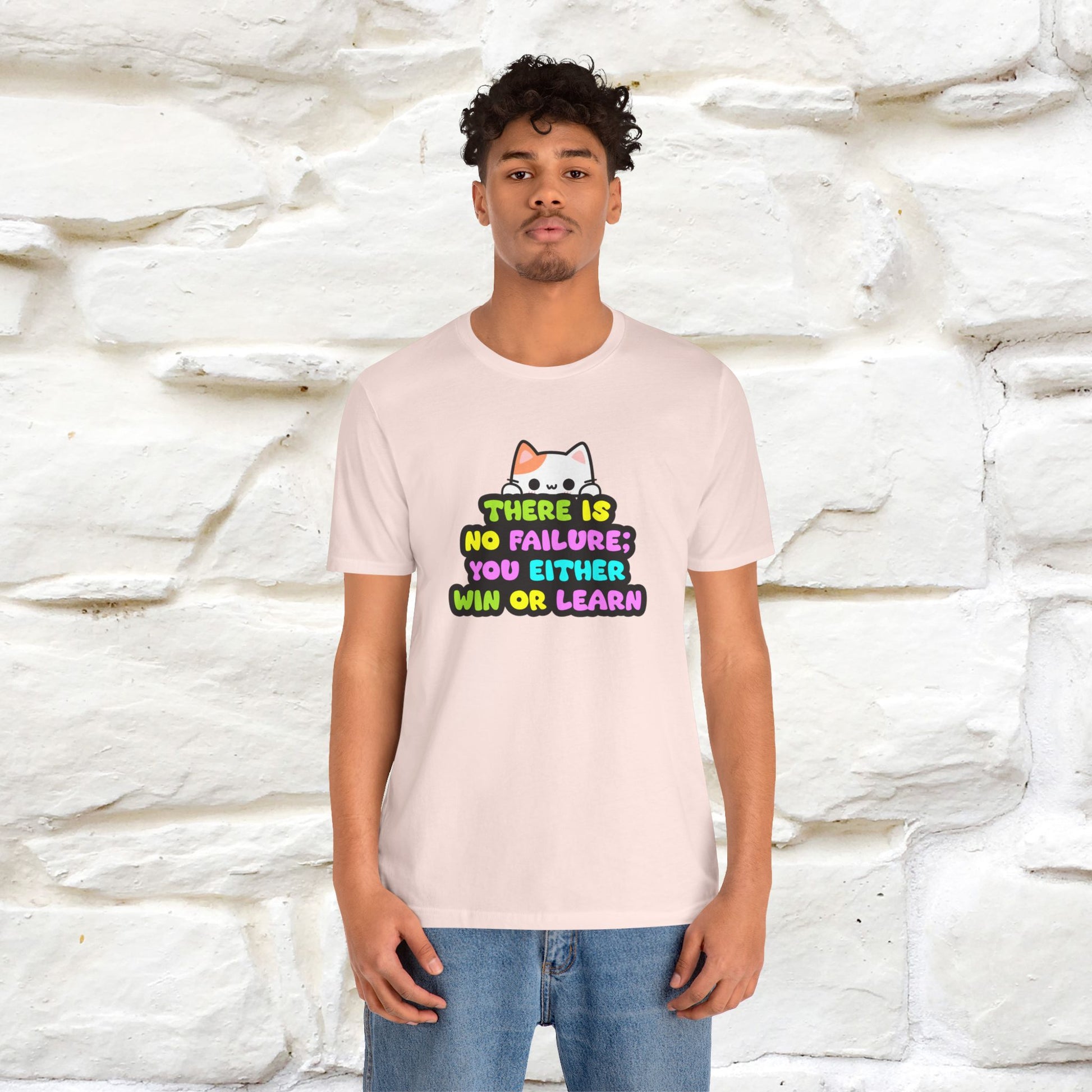 "There Is No Failure: You Either Win Or Learn" T-Shirt  | Nunu&Miao Studio - Nunu&Miao Studio