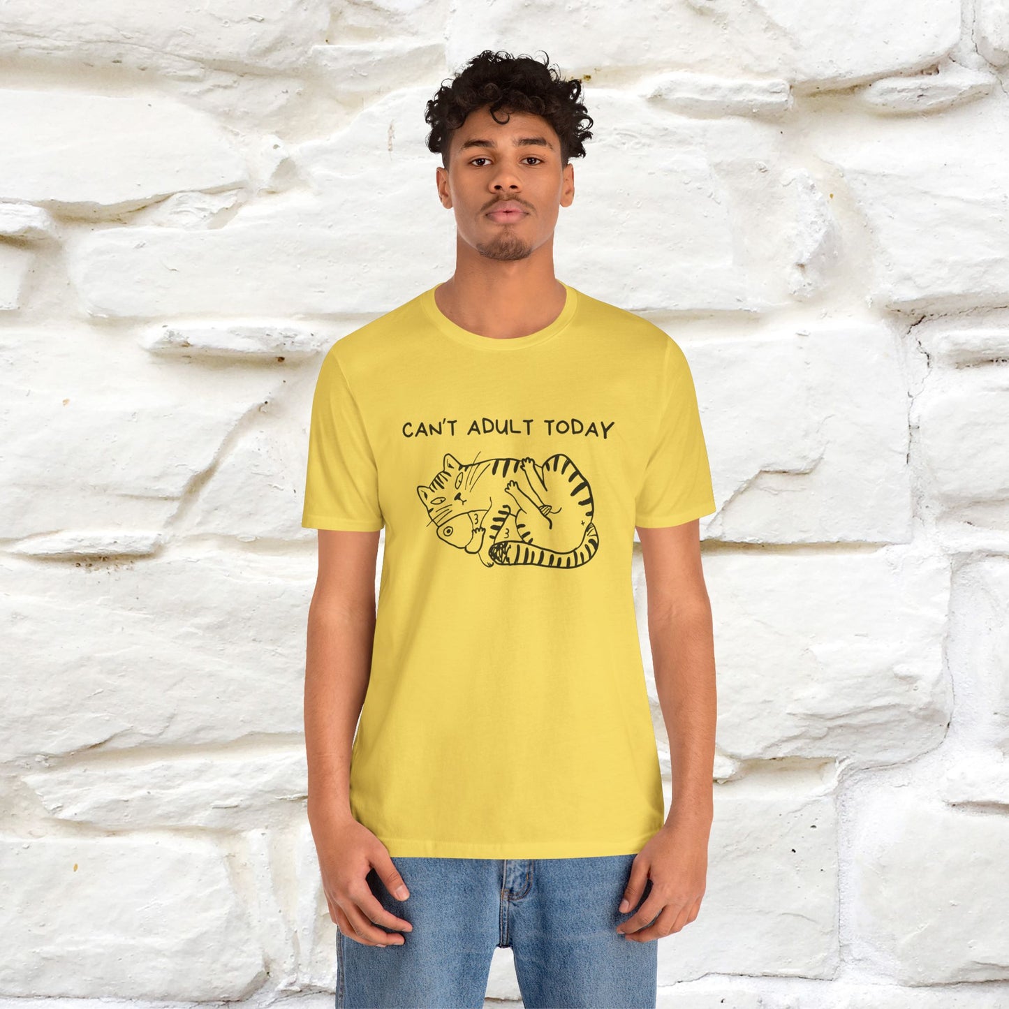 "Can't Adult Today" |Cat T-Shirt | Nunu&Miao Studio - Nunu&Miao Studio