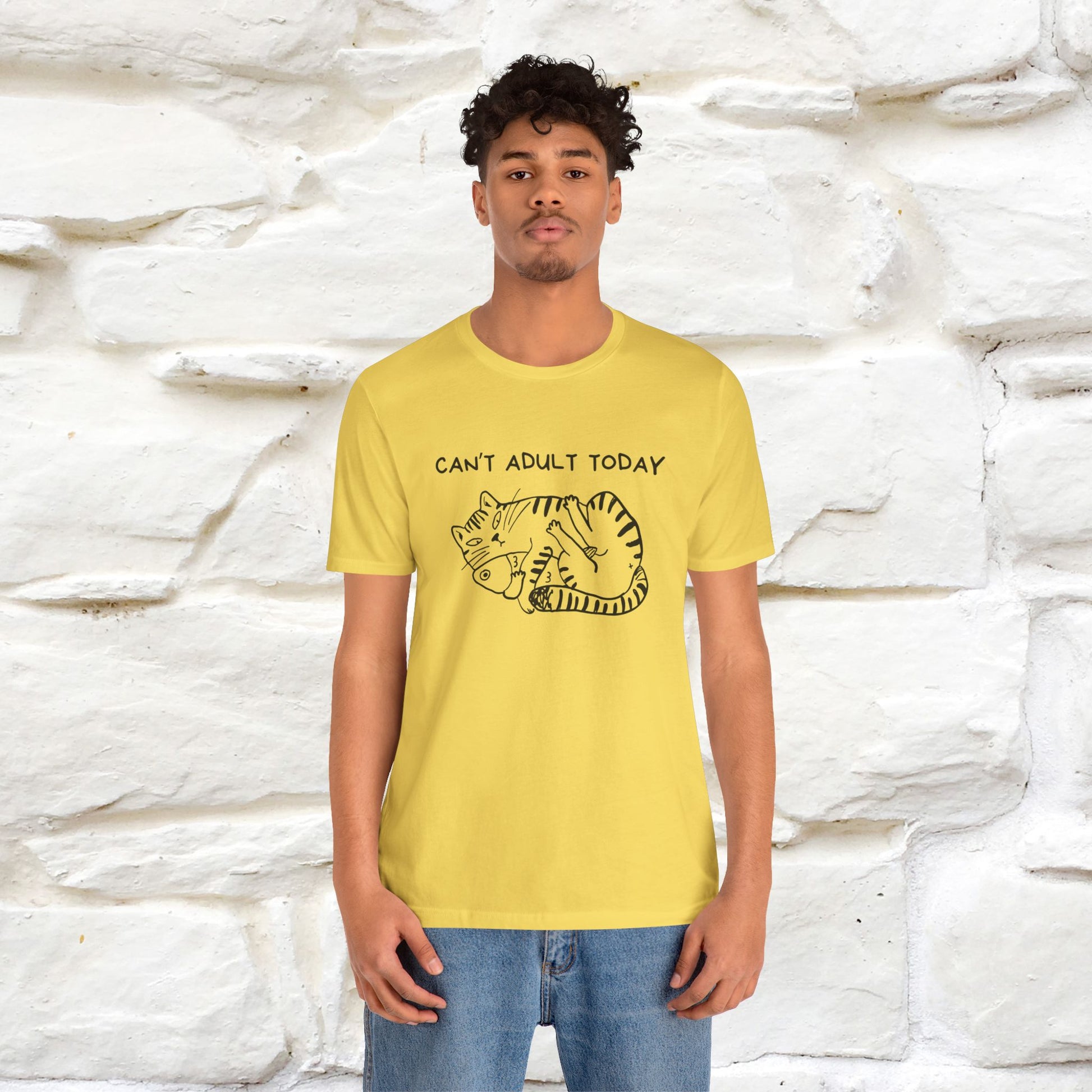 "Can't Adult Today" |Cat T-Shirt | Nunu&Miao Studio - Nunu&Miao Studio