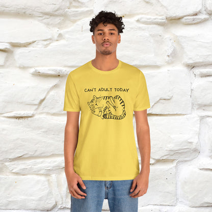 "Can't Adult Today" |Cat T-Shirt | Nunu&Miao Studio - Nunu&Miao Studio