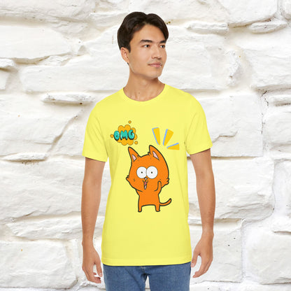 ''Oh My God'' Cat T-Shirt | Nunu&Miao Studio