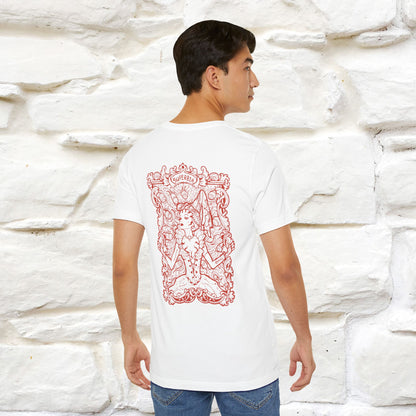 "Superbia'' Cat T-Shirt Front and Back Design | Nunu&Miao Studio