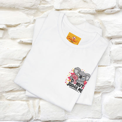 "Donut Judge Me " |Funny  T-Shirt | Front & Back Design | Nunu&Miao Studio