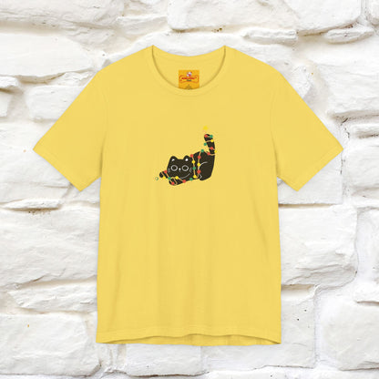 ''Be The Light" Cat T-Shirt| Front & Back Design | Nunu&Miao Studio