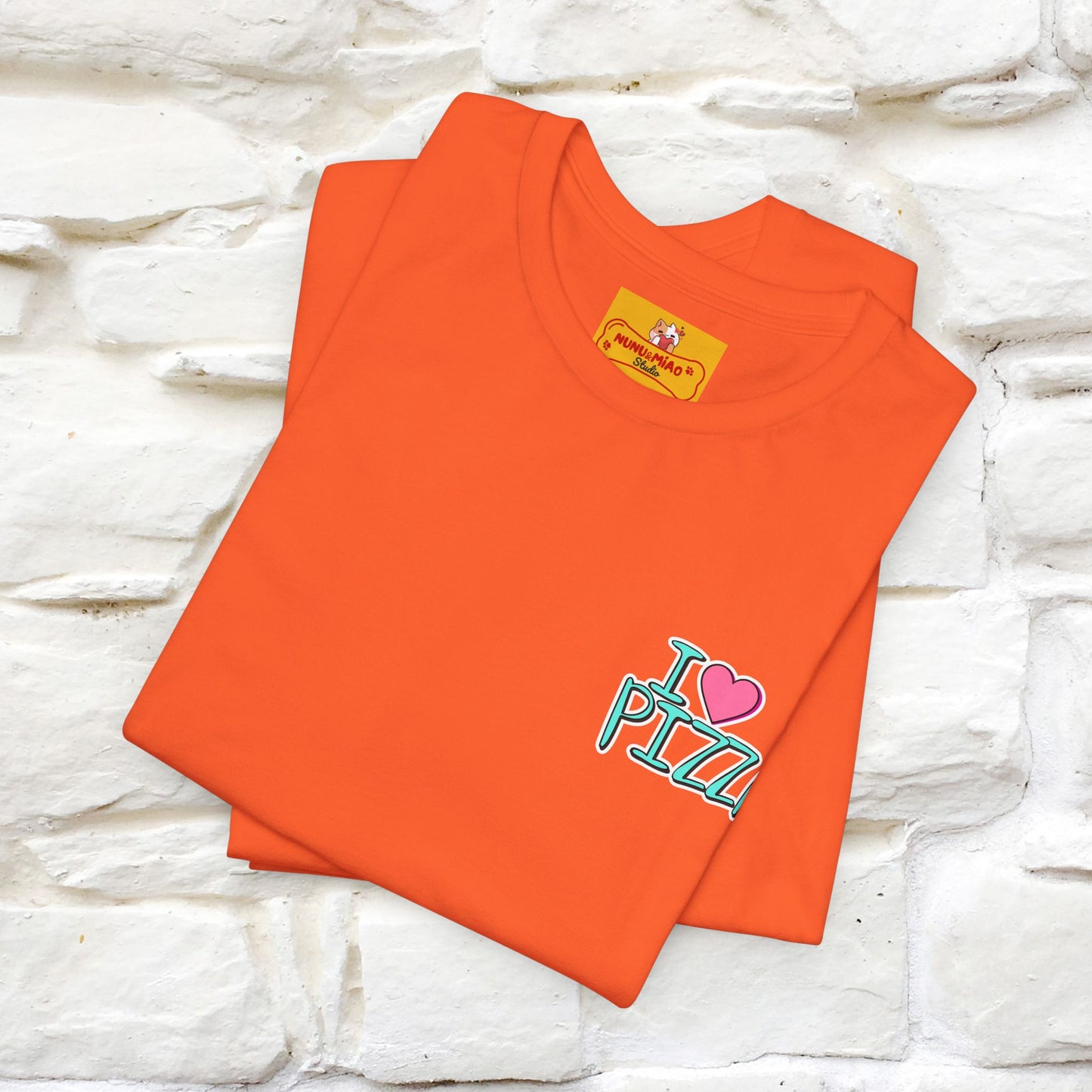 "I Love Pizza"| Cat T-shirt | Nunu&Miao Studio
