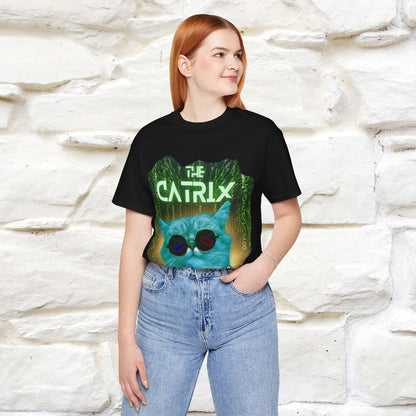 The Catrix: What Will You Choose? Cat T-Shirt for Men & Women | 100% Cotton* Matrix-Inspired Tee