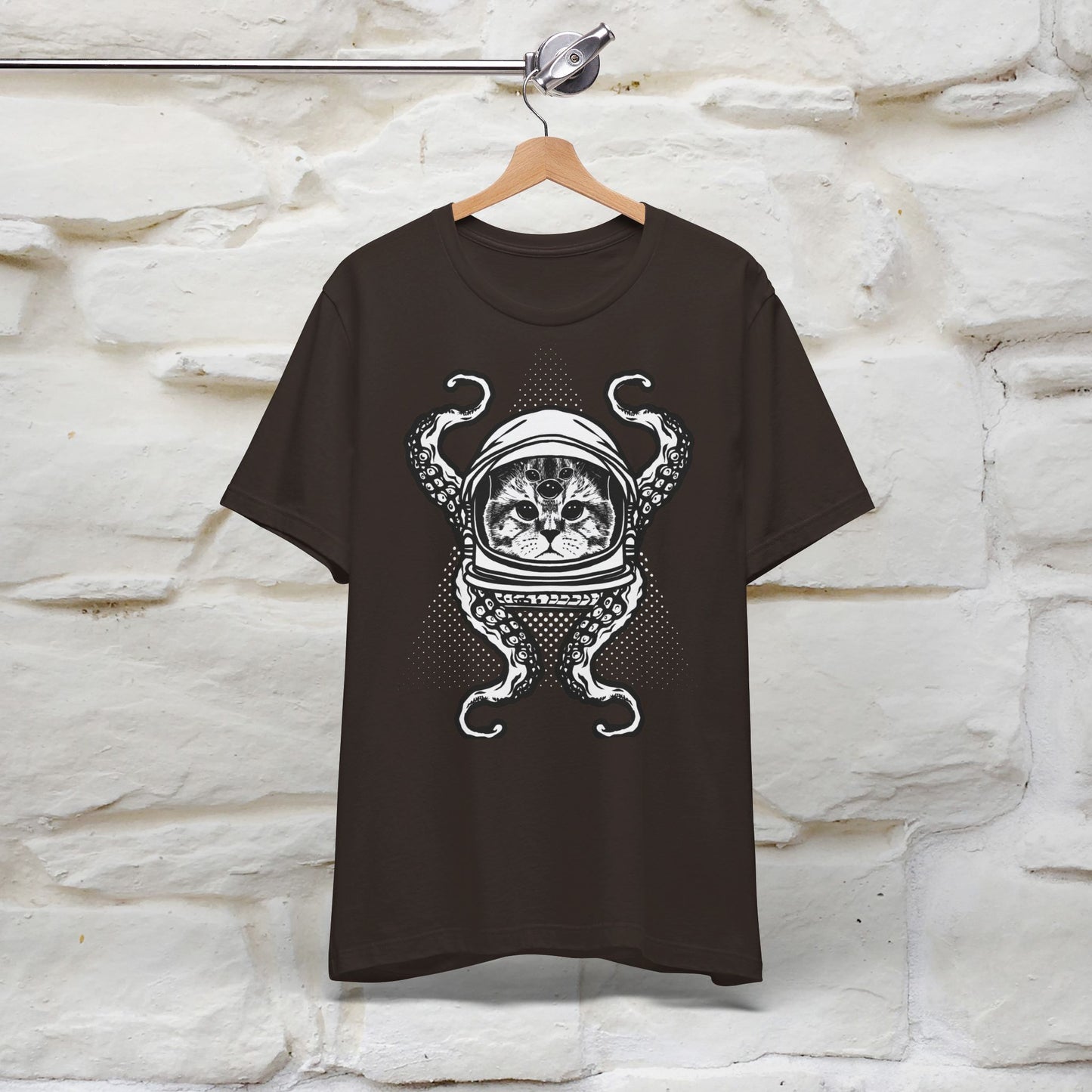 ''OctoCat Fusion''  Cat T-shirt for Man 100% Cotton. - Nunu&Miao Studio