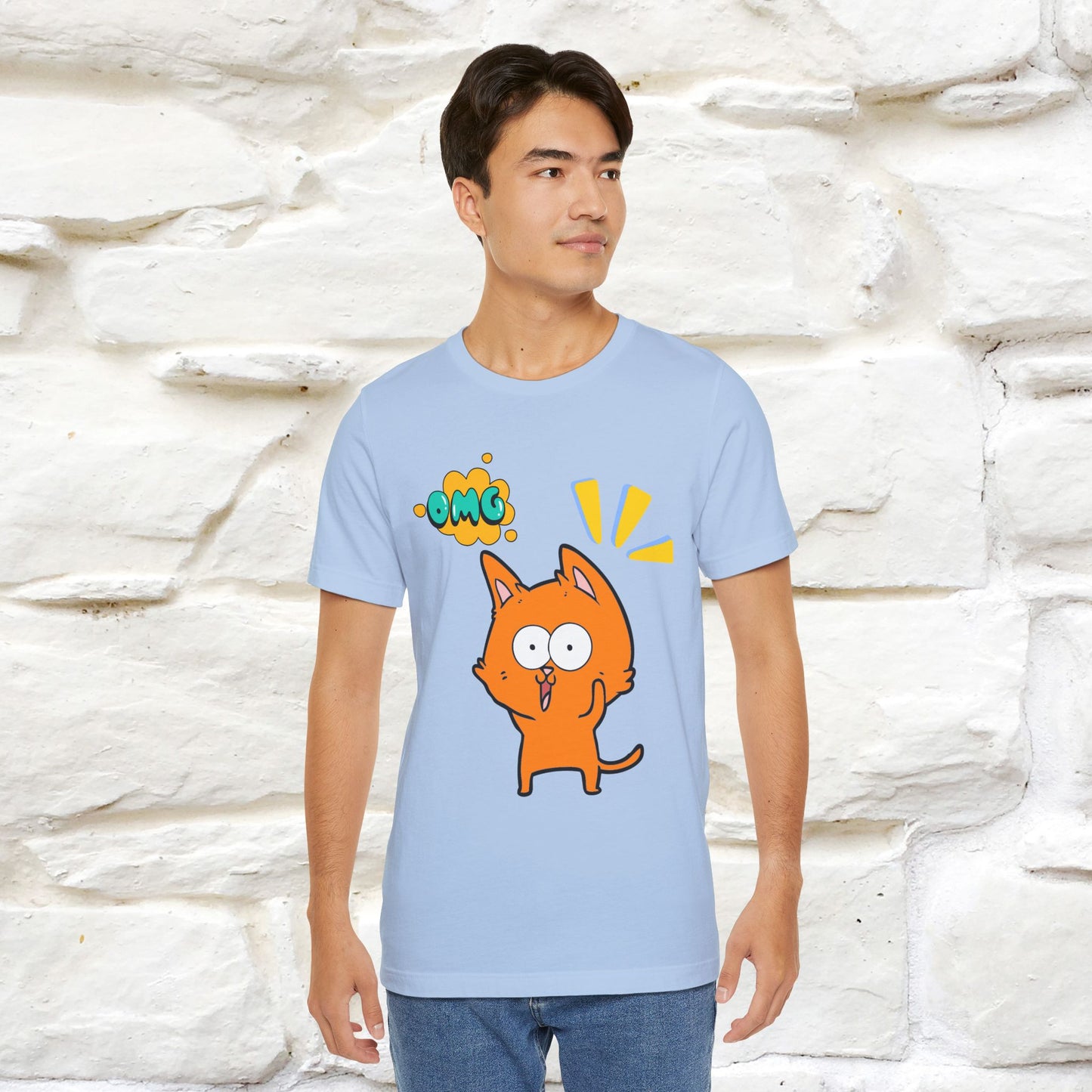 ''Oh My God'' Cat T-Shirt | Nunu&Miao Studio
