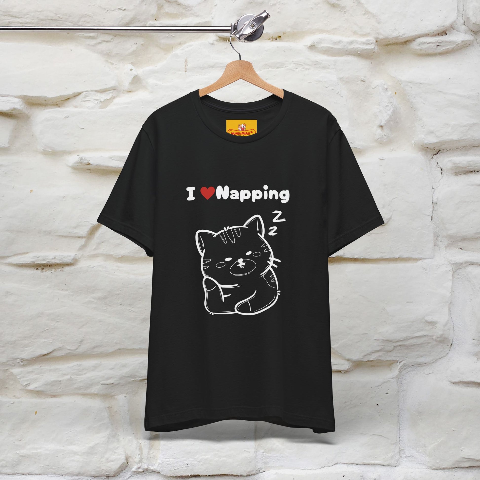 "I Love Napping" Cat T-Shirt | Nunu&Miao Studio - Nunu&Miao Studio