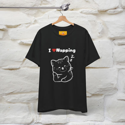 "I Love Napping" Cat T-Shirt | Nunu&Miao Studio - Nunu&Miao Studio