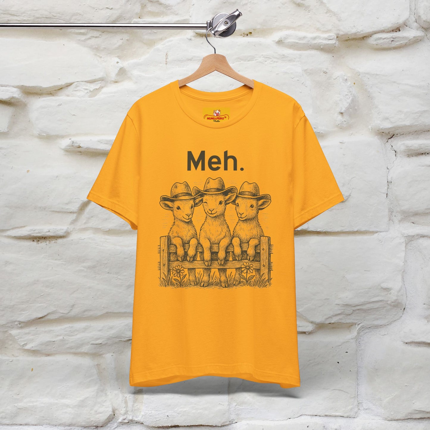 "Meh" Cute T-shirt |Nunu&Miao Studio