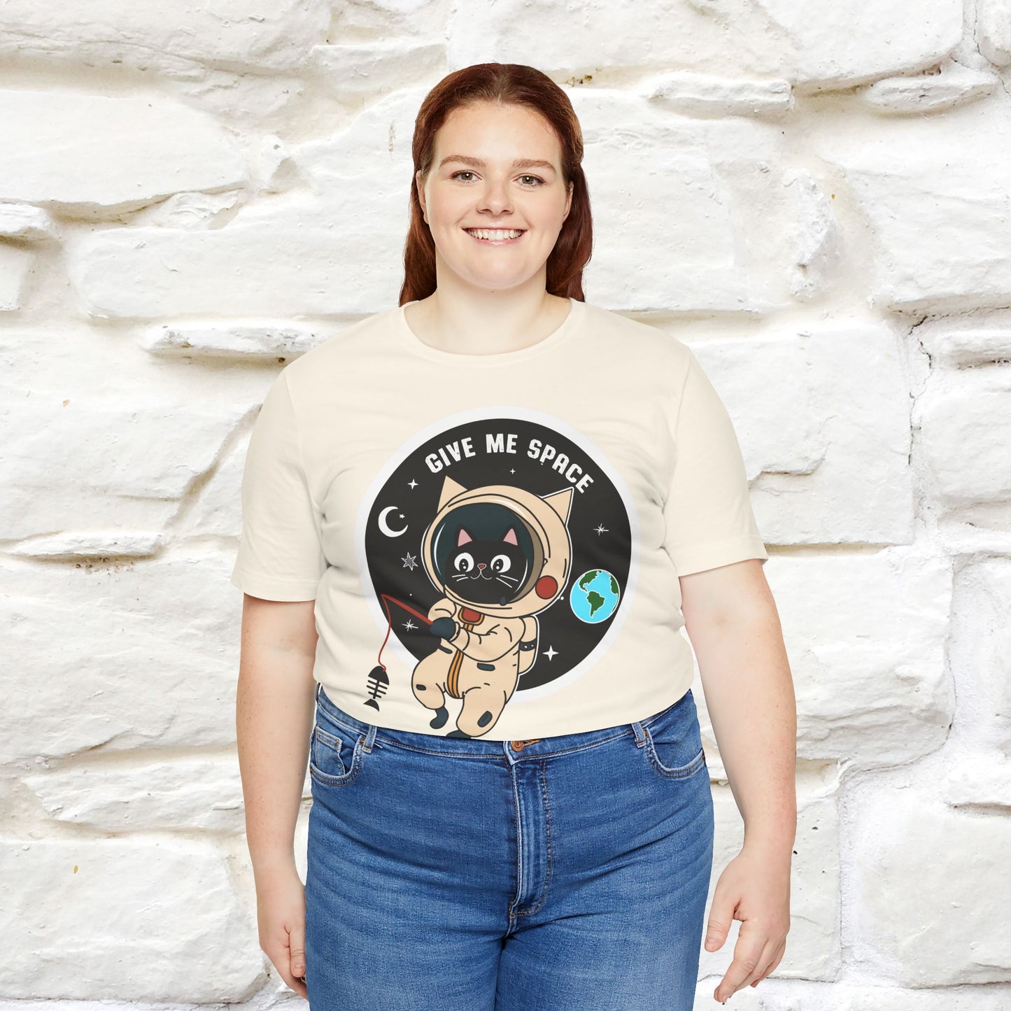 Give Me Space Cat T-Shirt for Men & Women | 100% Cotton* Funny  Tee