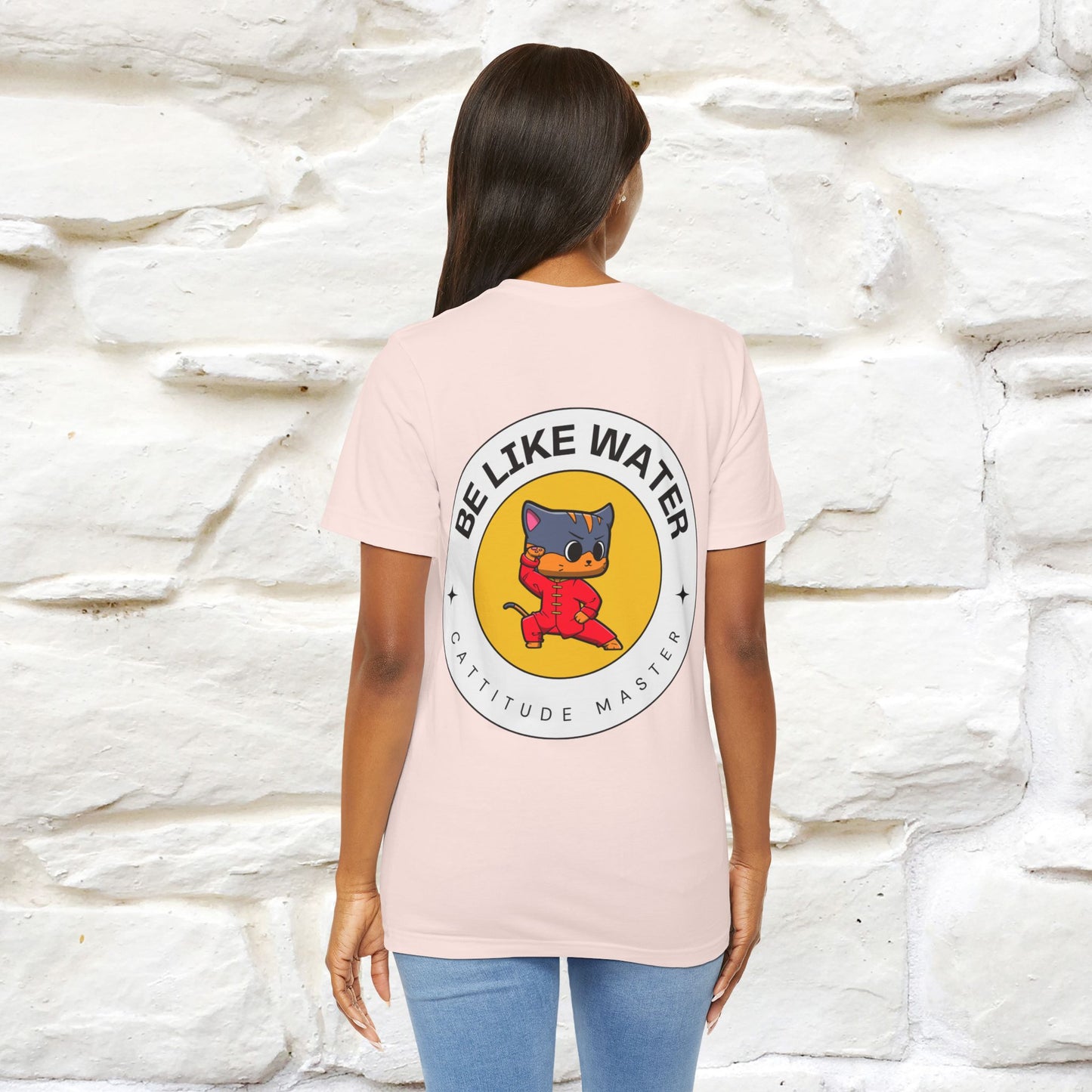 "Be Like Water: Cattitude Master | Cat T-Shirt |Nunu&Miao Studio