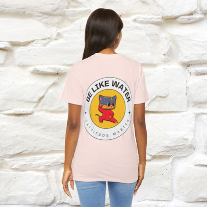 "Be Like Water: Cattitude Master | Cat T-Shirt |Nunu&Miao Studio