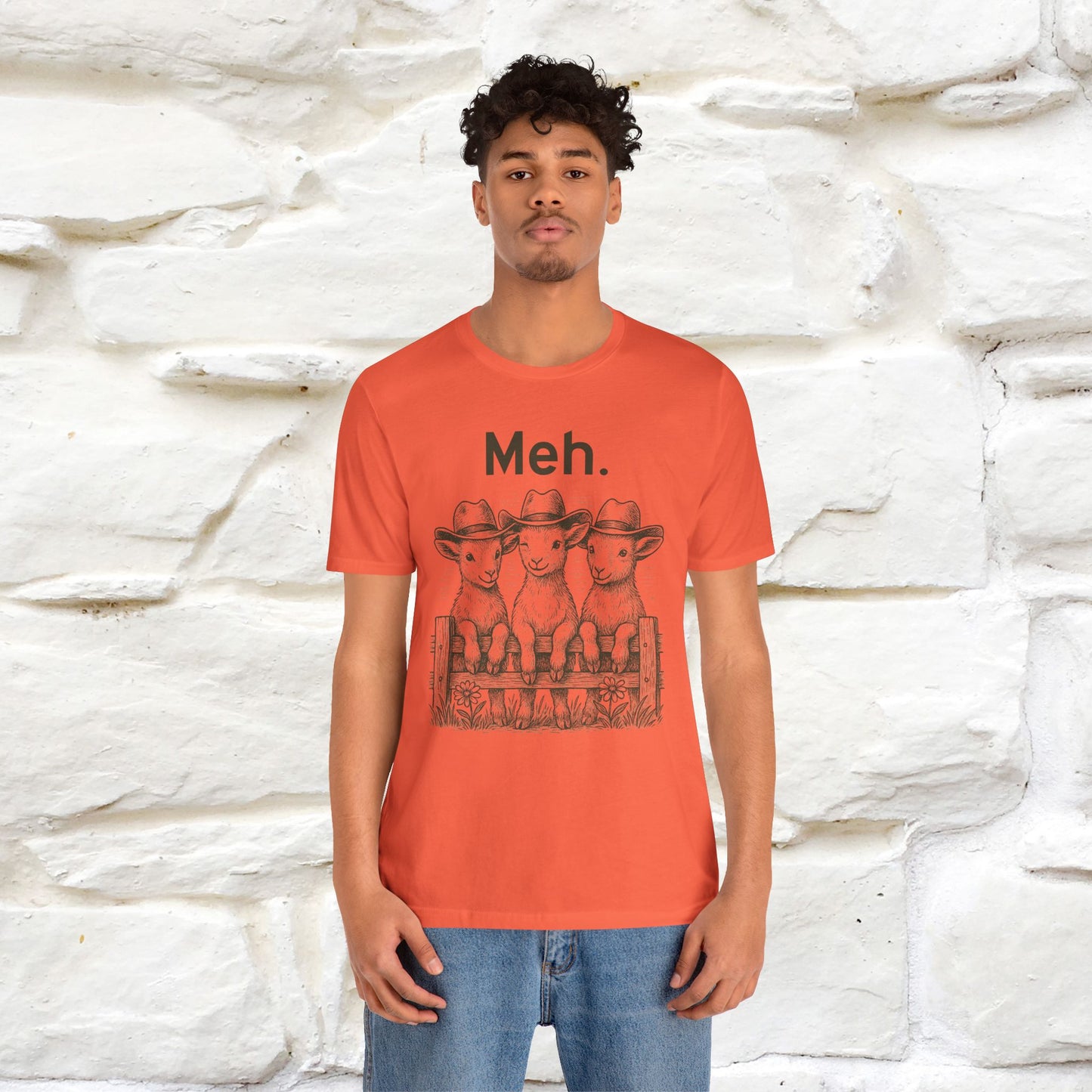 "Meh" Cute T-shirt |Nunu&Miao Studio