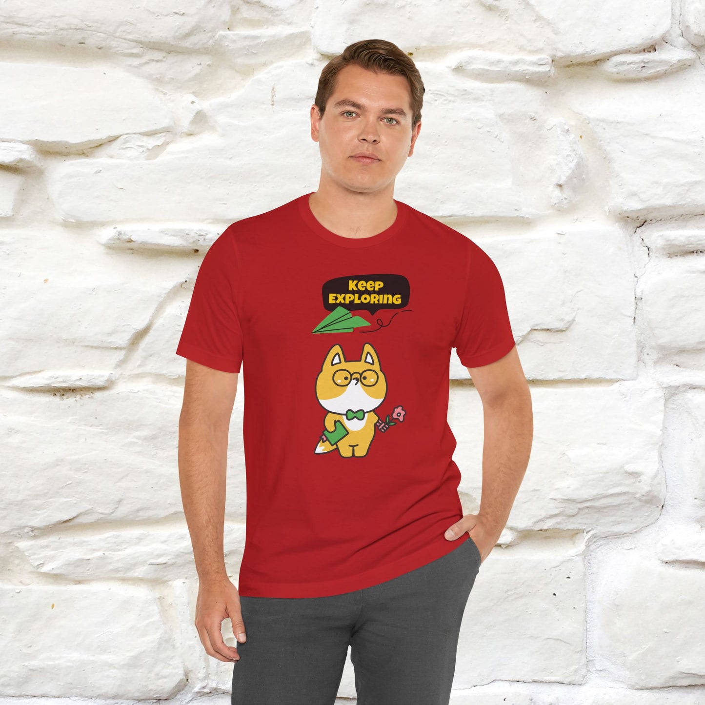 Keep Exploring T-Shirt for Men | 100% Cotton* Adventure Tee