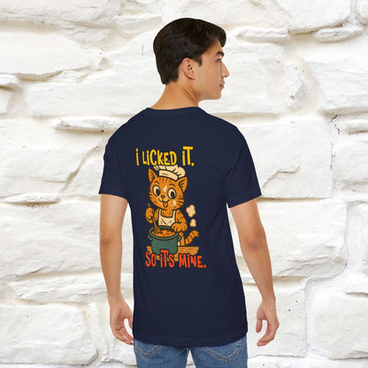 "I Licked It. It's Mine  " |Cat T-Shirt | Nunu&Miao Studio
