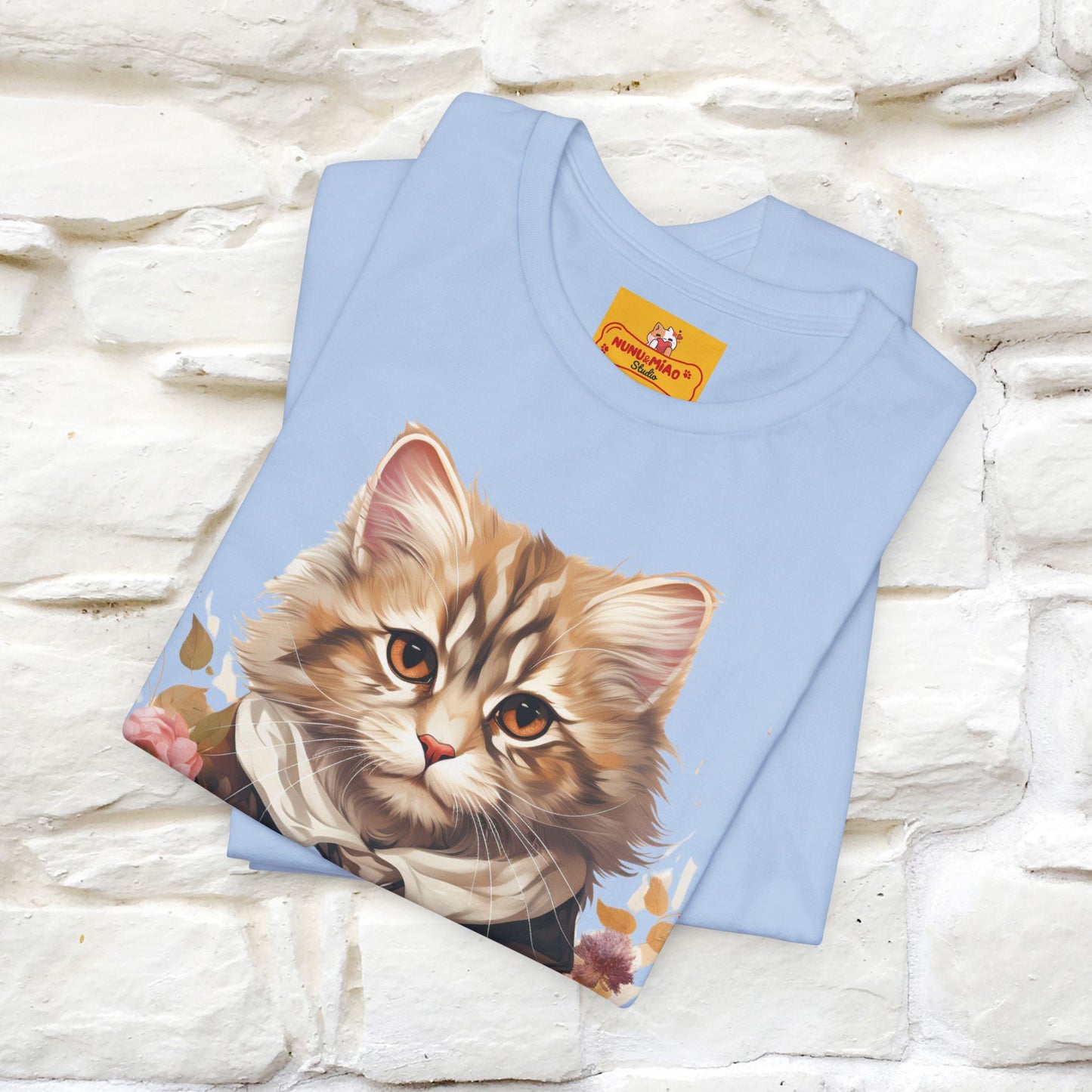 "Mr. Meow" Elegante T-shirt con gatto per uomo e donna | 100% cotone*