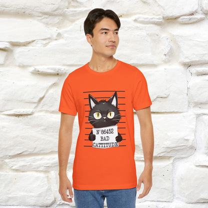 "Bad Cattitude" T-Shirt for Men & Women | 100% Cotton*