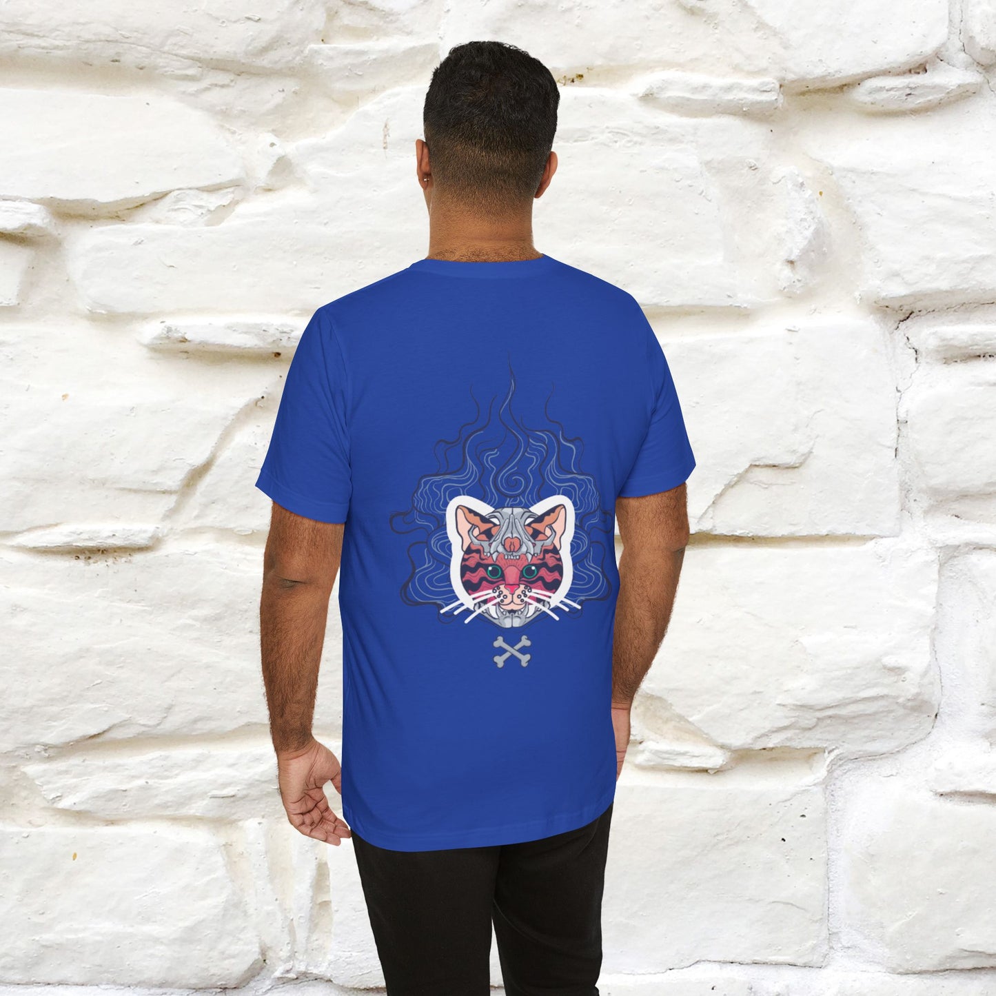 ''Air Fire Cat'' | Cat T-Shirt Front and Back Design | Nunu&Miao Studio