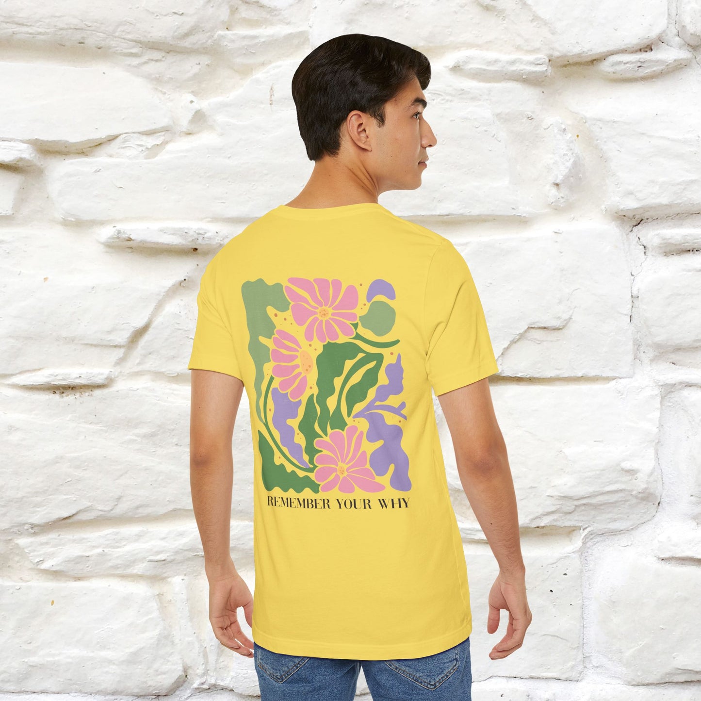 "Remember Your Why'' Cat T-Shirt Front and Back Design | Nunu&Miao Studio