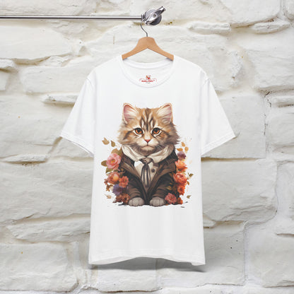 "Mr. Meow" Elegant Cat T-Shirt for Men & Women | 100% Cotton*