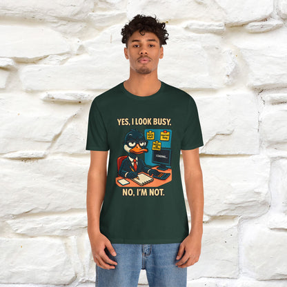 ''Yes, I Look Busy. No I'm Not.''|  Sarcastic Cat T-Shirt | Nunu&Miao Studio