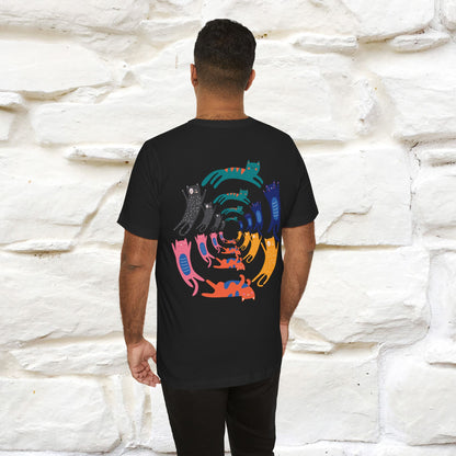 "The Hypnotic Meow" Cat T-Shirt for Men & Women | Front & Back Design | 100% Cotton* 🐾