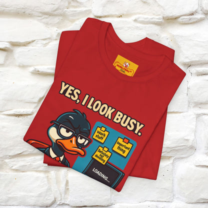 ''Yes, I Look Busy. No I'm Not.''|  Sarcastic Cat T-Shirt | Nunu&Miao Studio