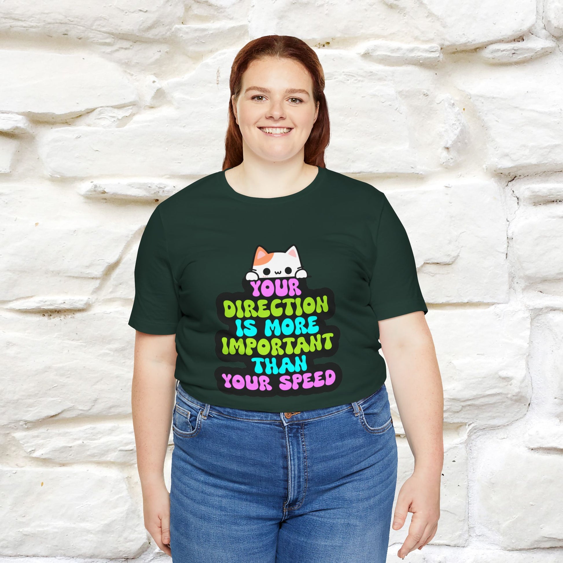 "Your Direction Is More ..." |  Cat T-shirt | Nunu&Miao Studio - Nunu&Miao Studio