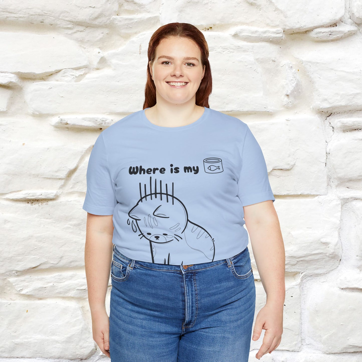"Where Is My Tuna?" Cat T-Shirt | Nunu&Miao Studio