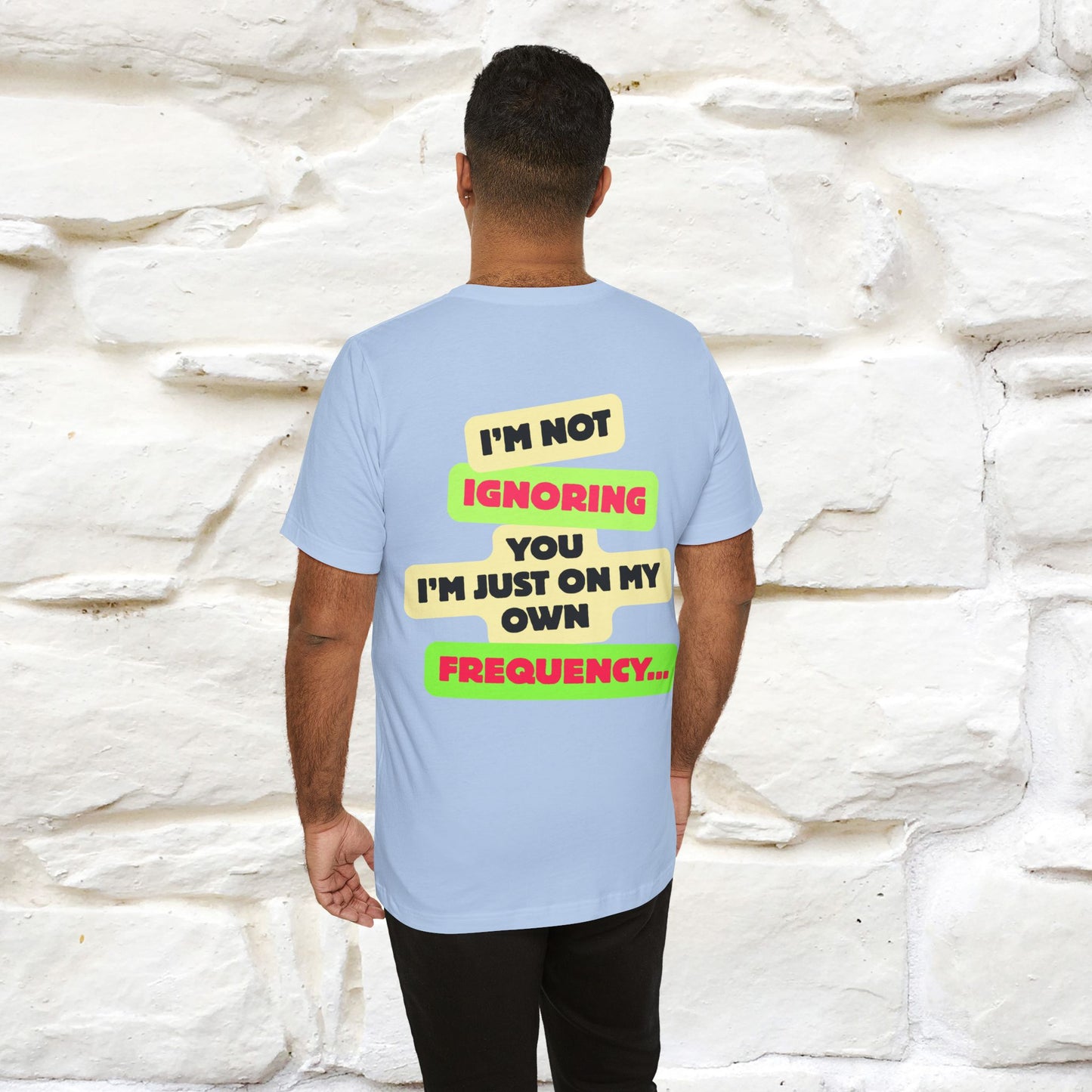 "I'm Not Ignoring You. I'm Just  .. " Cat T-Shirt | Front & Back Design | Nunu&Miao Studio
